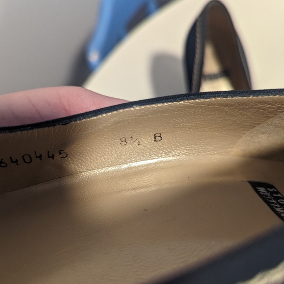 Stuart Weitzman Classic Dark Navy Blue Pumps Women's Size 8.5 - Picture 5 of 7